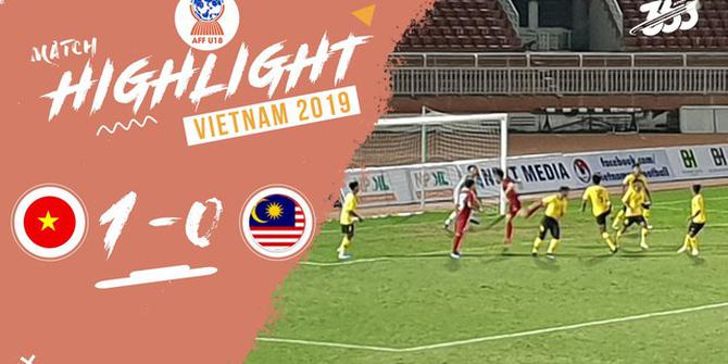 VIDEO: Gol Vietnam Langsung dari Sepak Pojok Buat Malaysia Kalah di Piala AFF U-18 2019