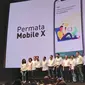 PermataBank memperkenalkan aplikasi mobile banking terbaru bernama PermataMobile X, Rabu (1/8/2018). (Yayu Agustini Rahayu/Merdeka.com)