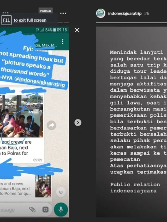 Para terduga pelaku dan travel agen telah mengakui dan kini diproses Polres Labuan Bajo. (via @asokaremadja)