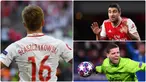 Para pemain sepak bola datang dari berbagai negara dengan keunikan tersendiri, salah satunya adalah nama mereka yang sulit untuk dibaca dan diucapkan. Berikut 5 nama pesepak bola dunia yang sulit diucapkan. (kolase foto AFP)
