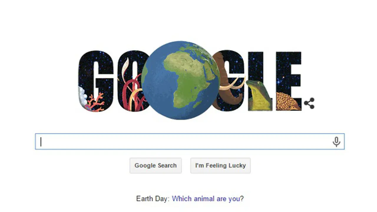 KKomodo Ada di Google Doodle Demi Rayakan Hari Bumi 2015