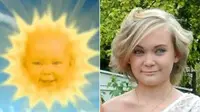 Sosok di balik 'bayi matahari' Teletubbies yang kini cantik jelita. (BBC/SWNS)