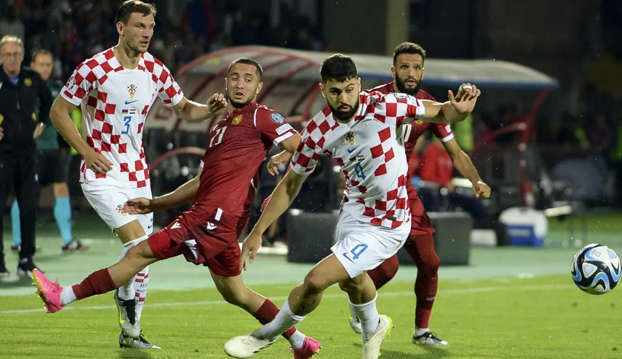 Armenia berada pada posisi ketiga dengan nilai tujuh. (KAREN MINASYAN/AFP)