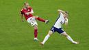Sementara itu Denmark di posisi kedua dengan raihan dua angka. (AP Photo/Darko Vojinovic)