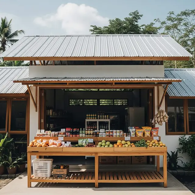 Layout Warung Kelontong Minimalis