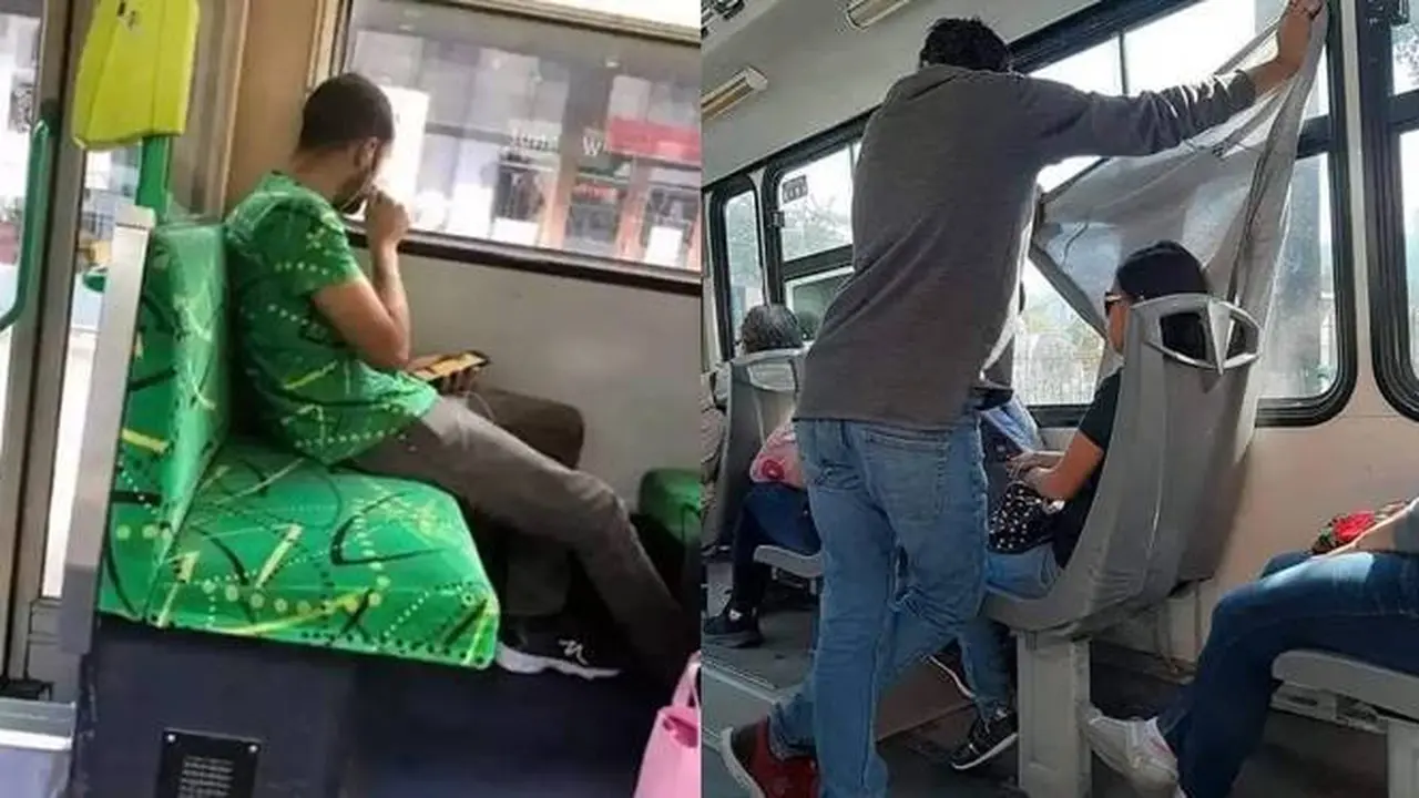 8 Potret Nyeleneh Orang Saat Naik Bus Ini Bikin Geleng Kepala