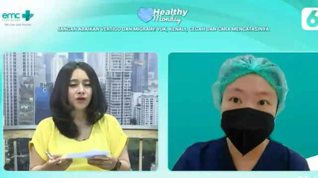 Dokter spesialis neurologi Irene Halim Subrata dari RS EMC Cikarang menjelaskan bahwa gejala vertigo yang paling umum untuk muncul adalah rasa bergoyang.