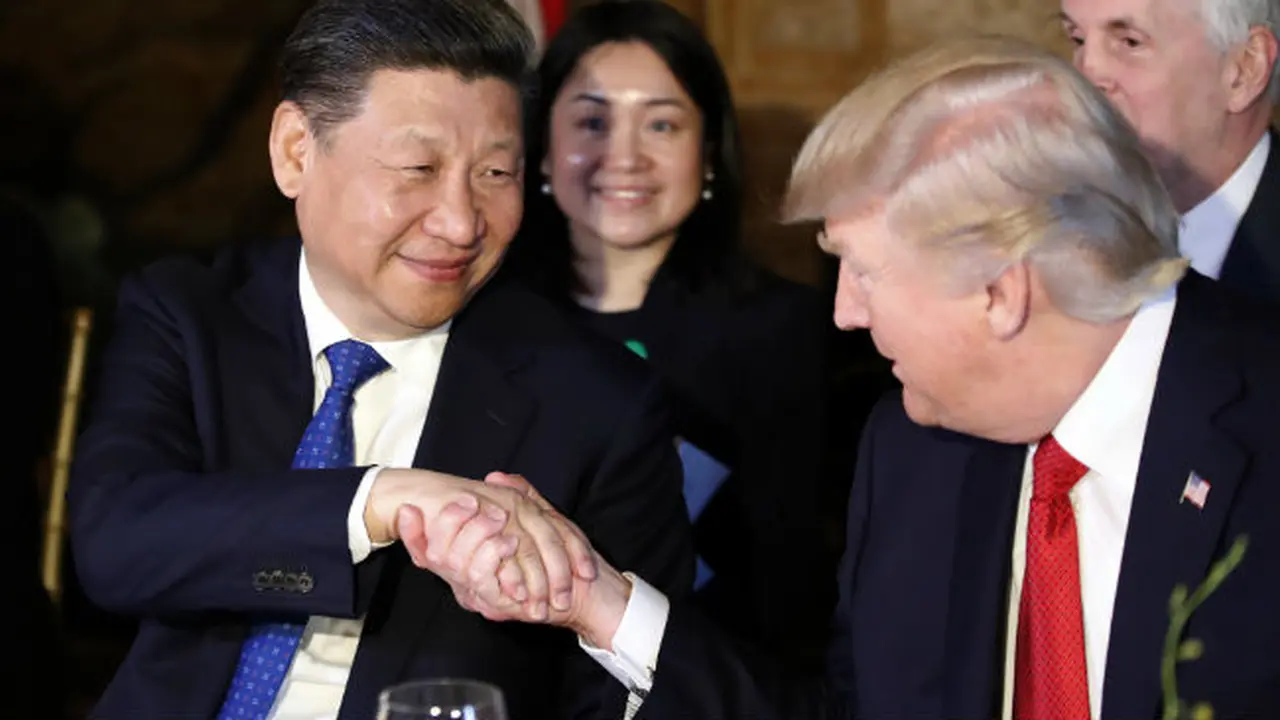 Xi dan Trump. (Alex Brandon/AP)