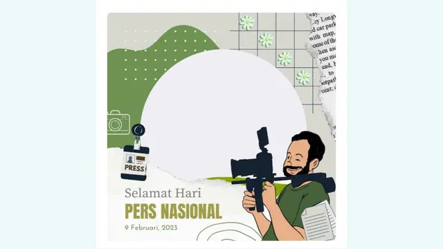 30 Link Twibbon Hari Pers Nasional 2023.