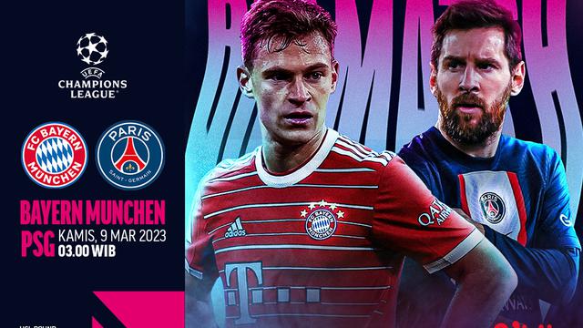 Link Live Streaming Liga Champions : Bayern Vs PSG di Vidio, 9 Maret 2023