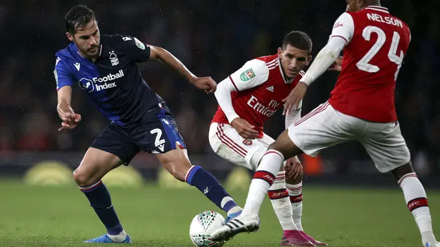 Arsenal Pesta Gol ke Gawang Nottingham Forest