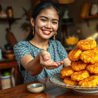 resep dadar jagung simple ©Ilustrasi dibuat AI