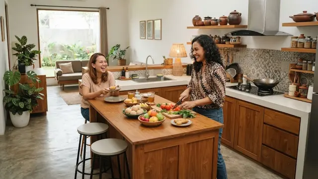 Desain Dapur Sederhana Untuk Orang Ekstrovert
