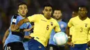 Motor permainan Timnas Ekuador, Christian Noboa berumur 36 tahun ketika Turnamen Copa America 2021. Ia merupakan pemain America Latin yang tersukses di Liga Rusia. Saat ini dirinya memperkuat FC Sochi dengan membukukan 12 gol dan 7 assist dari 25 pertandingannya. (Foto: AFP/Pablo Porciuncula Brune)