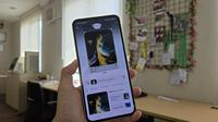 Menggunakan Circle to Search di Galaxy A55 untuk mendapatkan inspirasi liburan akhir tahun (Liputan6.com/ Agustin Setyo Wardani)