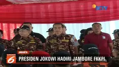 Resmikan Jambore Kebangsaan Bela Negara, Presiden Jokowi tegaskan tidak ada ruang bagi ideologi selain Pancasila.