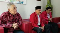 Hendropriyono mundur dari jabatan itu setelah merasa berhasil mengantarkan PKPI maju di Pemilu 2019. (Liputan6.com/Nafiysul Qodar)