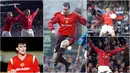 Berikut ini tujuh striker andalan Manchester United era-90an. Mereka adalah juru dobrak Setan Merah meraih kejayaan bersama Sir Alex Ferguson. (Kolase foto-foto dari AFP)