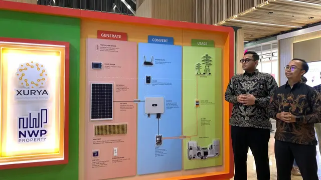 Peresmian Pembangkit Listrik Tenaga Surya oleh NWP dan Xurya Daya Indonesia di The Park Pejaten.