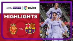 Berita video highlights laga pekan ke-19 Liga Spanyol (LaLiga) 2021/2022 antara Mallorca melawan Barcelona yang berakhir dengan skor 0-1, Senin (3/1/2022) dinihari WIB. Luuk de Jong menjadi penentu kemenangan.