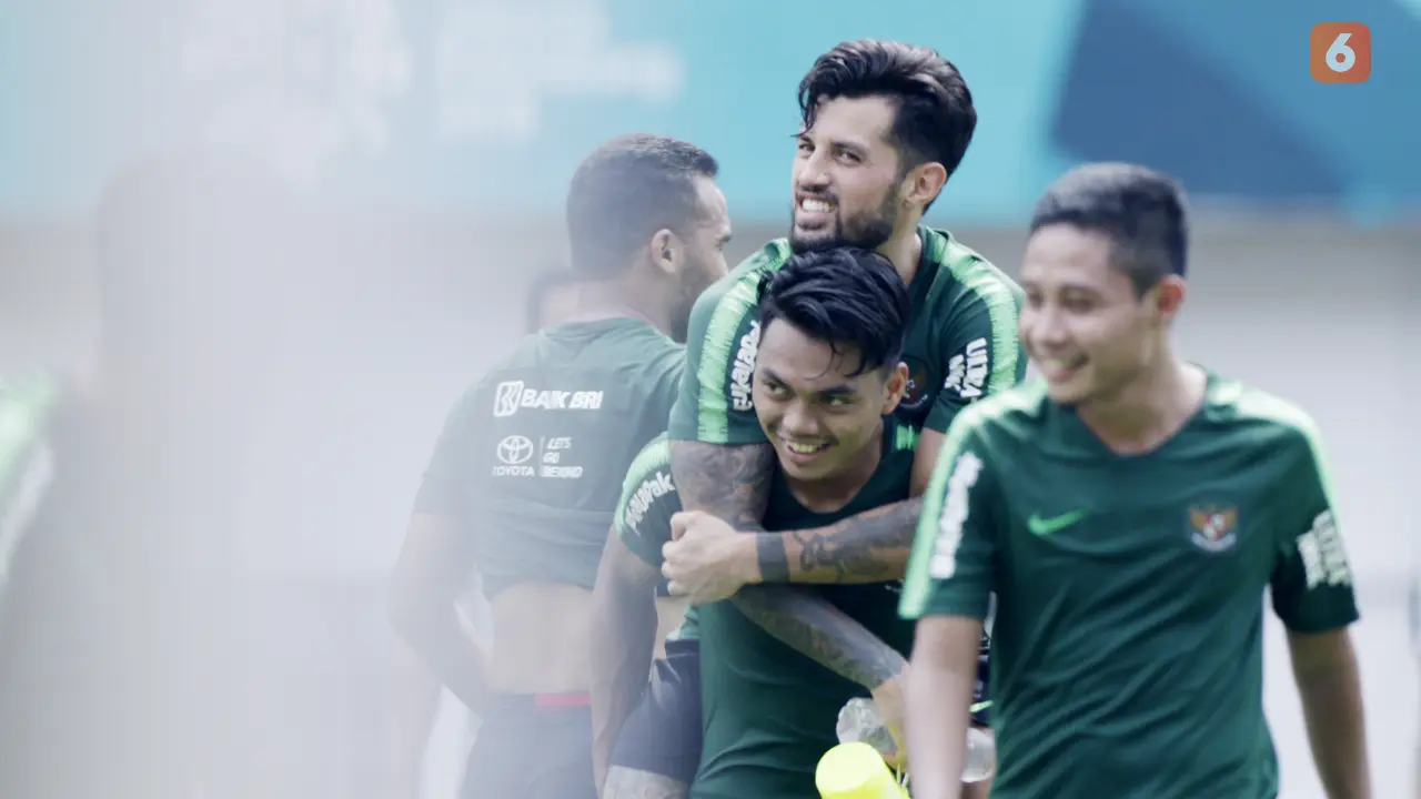 Piala AFF 2018 : Latihan Timnas Indonesia