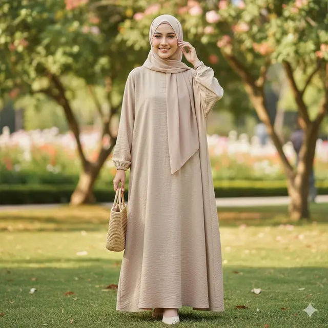 Gamis Abaya Crinkle
