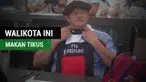 Walikota Mont-de-Marsan, Charles Dayot harus makan tikus karena kalah taruhan PSG Vs Barcelona.