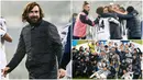 Raut wajah bahagia terpancar dari pelatih Juventus, Andrea Pirlo, usai tim besutannya berhasil menaklukkan Napoli pada laga final Piala Super Italia. Trofi tersebut merupakan yang pertama bagi Pirlo sebagai pelatih.