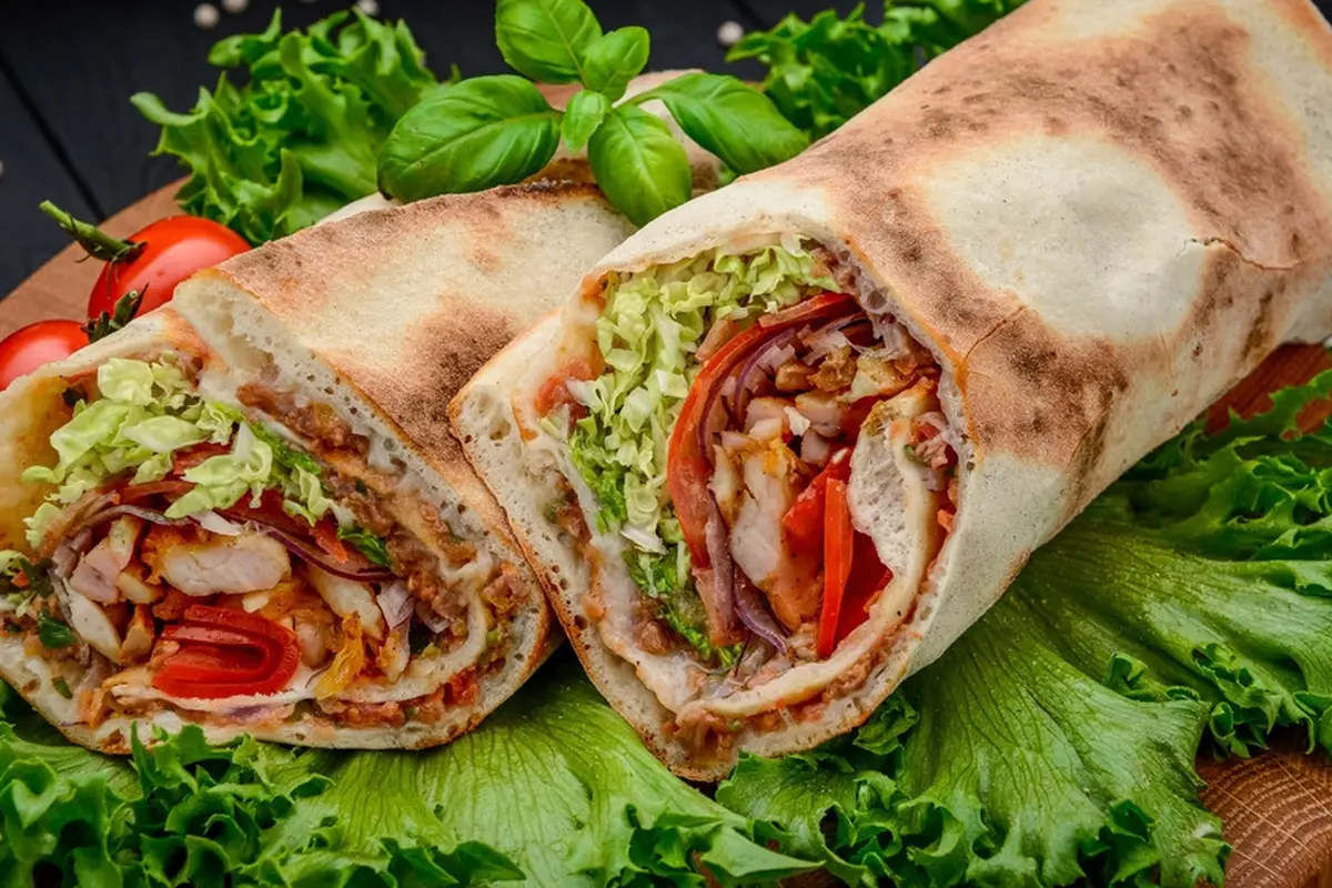 kebab burrito