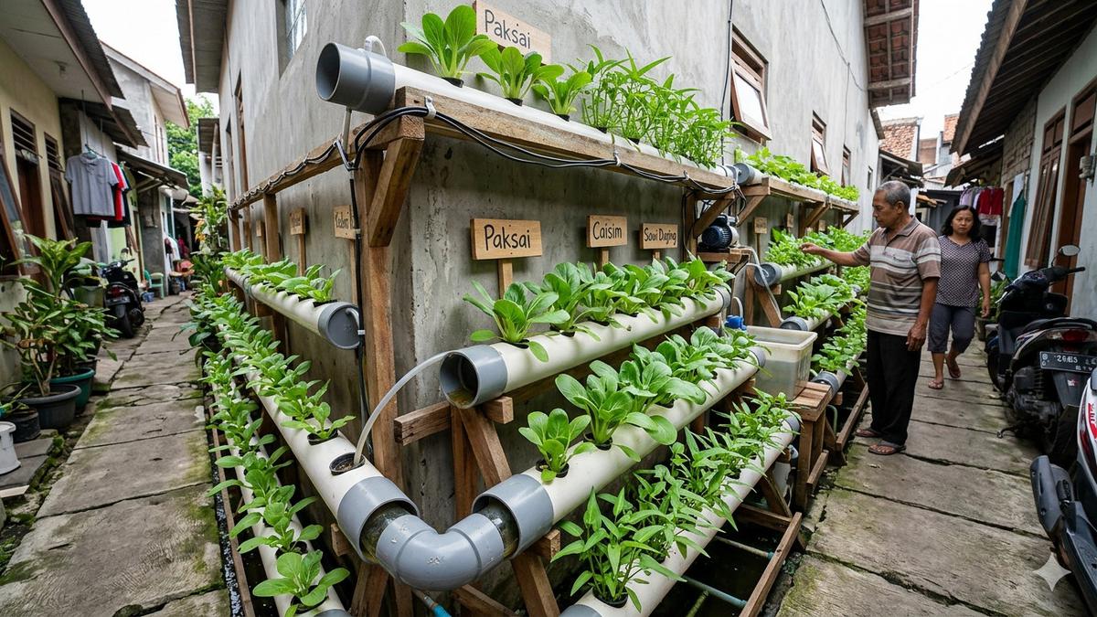 7 Tips Menyusun Rak Hidroponik agar Terlihat Rapi, Estetik dan Fungsional