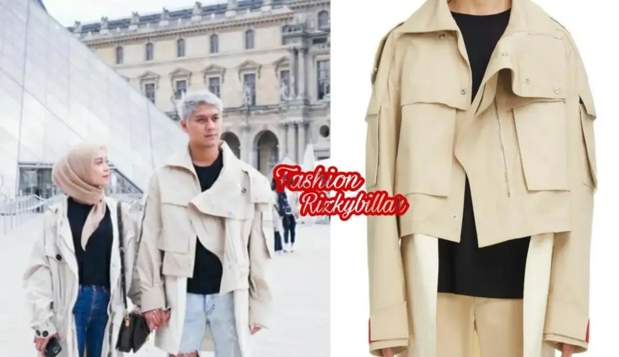 Salah satu yang bikin shock adalah outter bermerk Givenchy yang mencapai 50 juta. (Instagram @fashionrizkybillar)