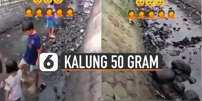 VIDEO: Bendungan Ditutup Demi Cari Kalung 50 Gram yang Hilang