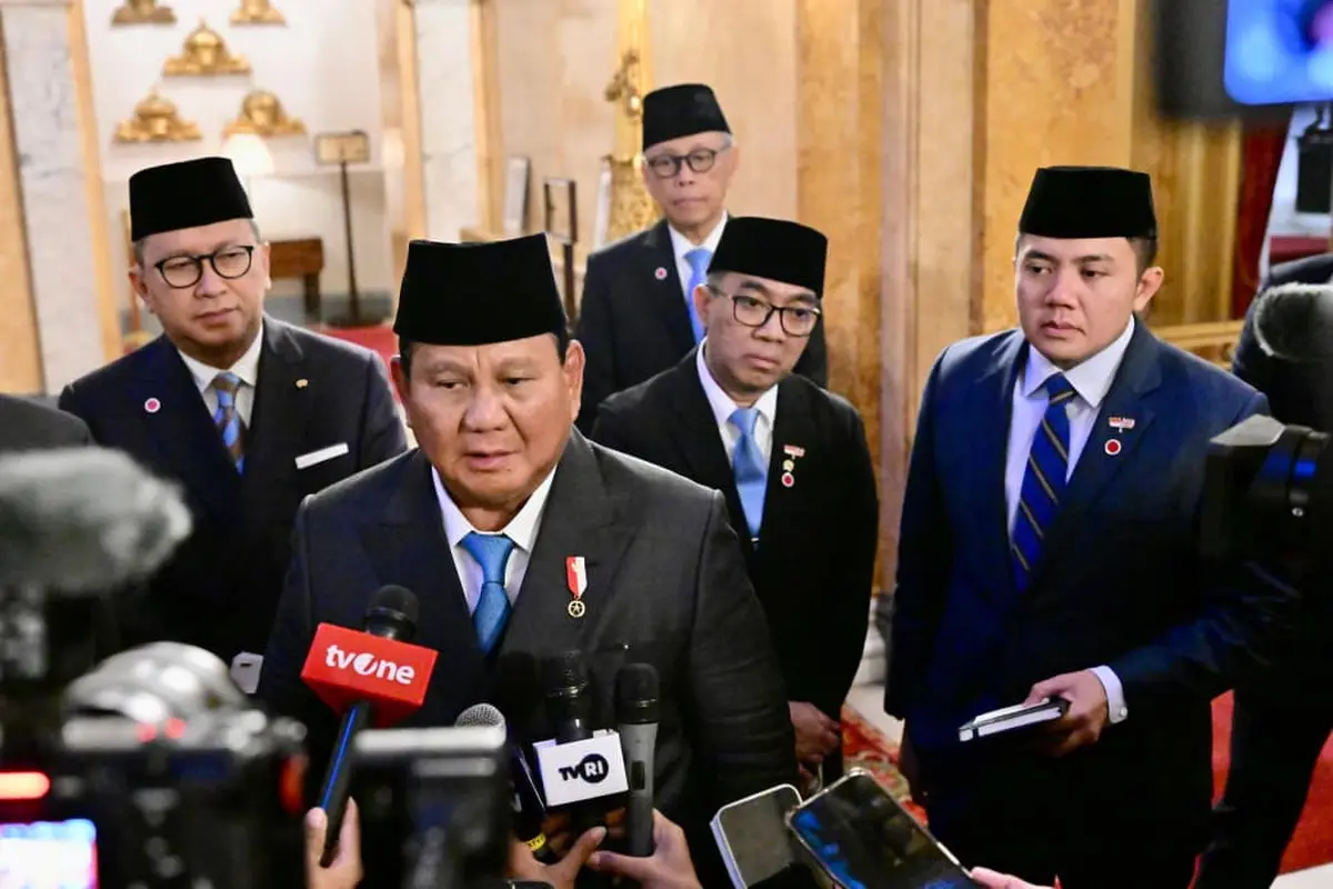 Presiden Prabowo Subianto di Inggris, di Lancaster House, London (Biro Pers Setpres)