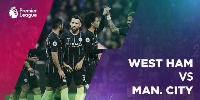VIDEO: Leroy Sane Cetak 2 Gol, Manchester City Menang atas West Ham United