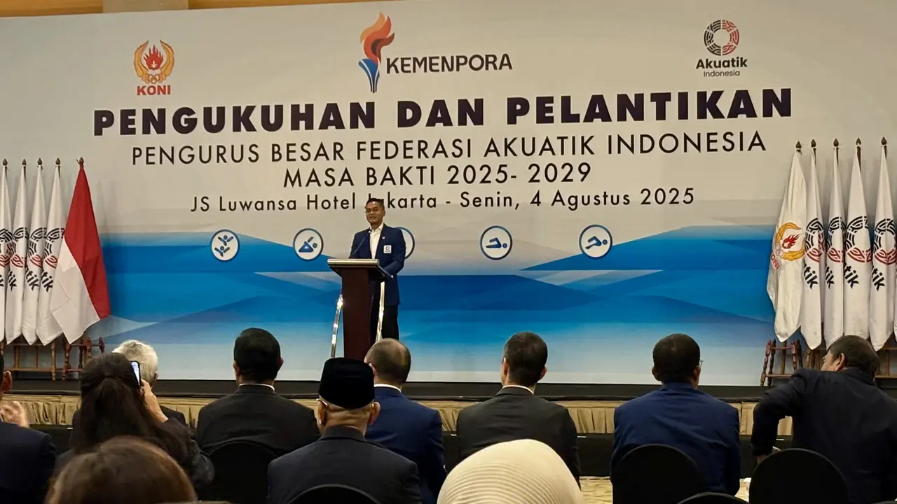Ketum Federasi Akuatik Indonesia Anindya Bakrie