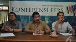 Setara Institute mengadakan diskusi bertajuk Catatan Akhir Masa Bakti Kepemimpinan SBY, Jakarta, Senin (13/10/2014) (Liputan6.com/Johan Tallo)