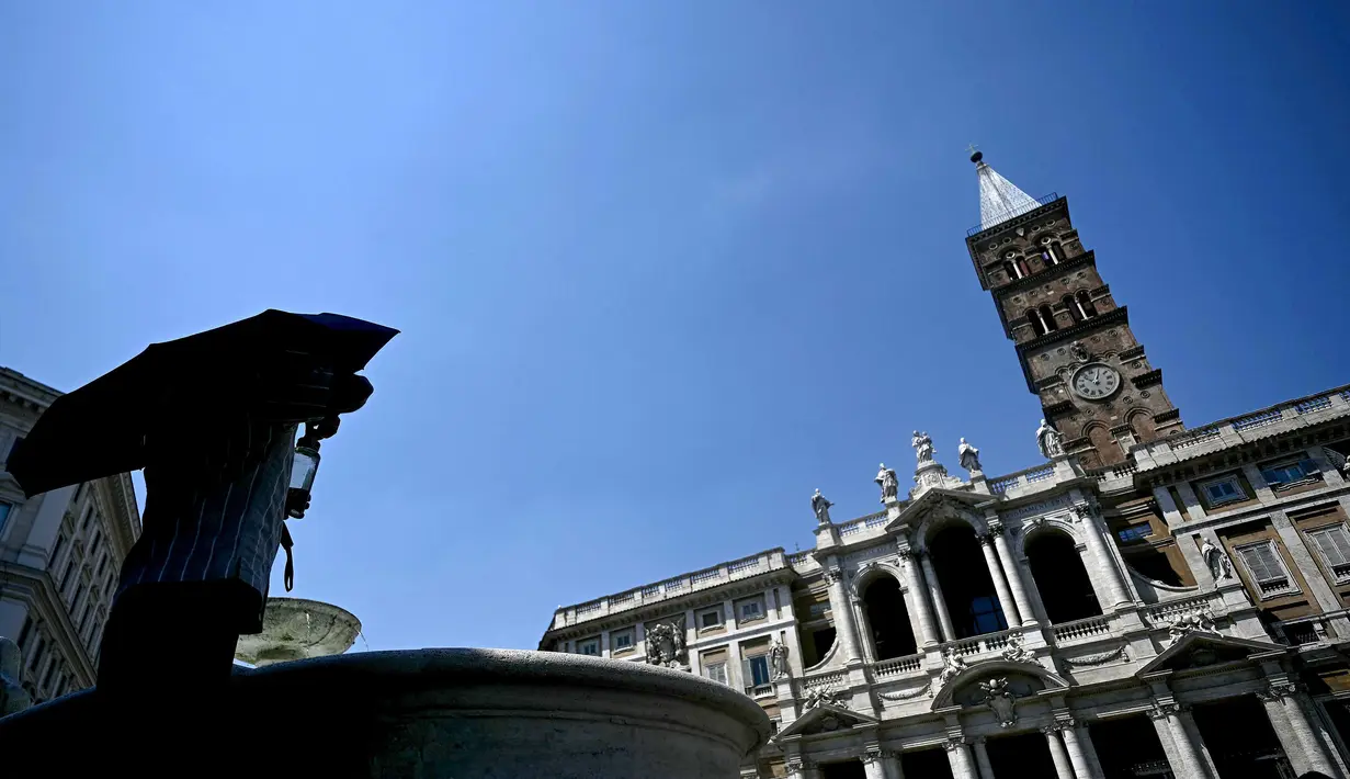 Hingga pertengahan Agustus 2025, Italia diperkirakan akan menghadapi gelombang cuaca panas ekstrem. (Filippo MONTEFORTE/AFP)