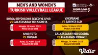 Akhir Pekan Ini, Tonton Live Streaming Men’s and Women’s Turkish Volleyball League Live Vidio 19-22 Maret