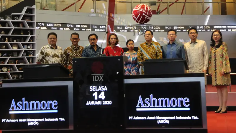 Pencatatan Perdana Saham PT Ashmore Asset Management Indonesia Tbk