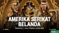 Piala Dunia Wanita - Amerika Serikat Vs Belanda (Bola.com/Adreanus Titus)