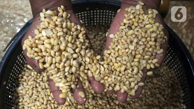 FOTO: Imbas Kenaikan Harga Kedelai, Produsen Tahu Kurangi Produksi
