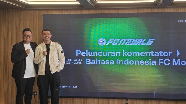 Valentino Simanjuntak jadi komentator di game bola FC Mobile