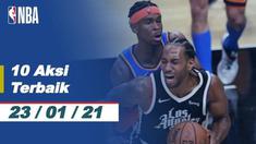 Berita Video 10 Aksi Terbaik NBA 23 Januari 2021, Slam Dunk Keren Jarrett Allen