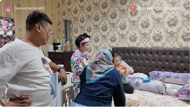 6 Potret Denise Chariesta Dikunjungi Keluarga Uya Kuya, Cinta Ajak Sang Pacar