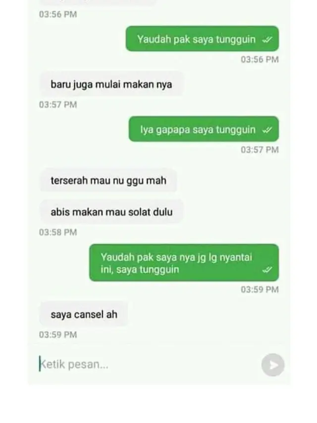 8 Chat Driver Ojol dan Pelanggan Ini Bak Teman Dekat, Akrab Banget