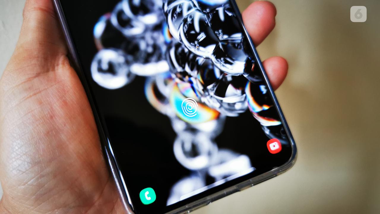 Pemindai Sidik Jari di Samsung Galaxy S20 Ultra
