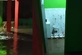 Banjir setinggi 1 meter menggenangi SD Negeri di Lampuung (Istimewa)