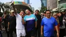 Dalam Pemilihan Gubernur Jakarta 2024, Pramono Anung-Rano Karno mengusung slogan 'Jakarta Menyala'. (merdeka.com/Arie Basuki)