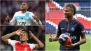 Berikut ini Neymar dan lima bintang di Ligue 1 Prancis musim 2017/2018. (Kolase foto-foto dari AFP)