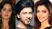 Shahrukh Khan, Katrina Kaif dan Deepika Padukone